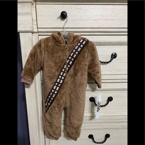 Star Wars Chewbacca Furry Baby Onesie
